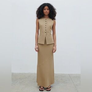 Pretty Lavish Vest & Skirt Set